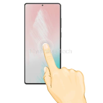 2.5 D 9H Premium Kaljeno Steklo za Samsung Galaxy Note 20 Polna Pokritost Screen Protector Zaščitno folijo