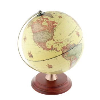 23 cm Dia LED luč Sveta Zemlja Svetu Zemljevid Geografija Izobraževalne Igrače S Stojalom Urad za Namizni Dekor