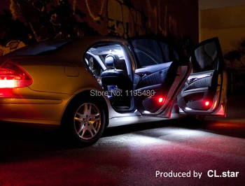 23pc X Napak LED Notranje Luči Komplet Za Mercedes Za Mercedes-Benz, E razred W212 E350 E400 E550 E63AMG (09-15)