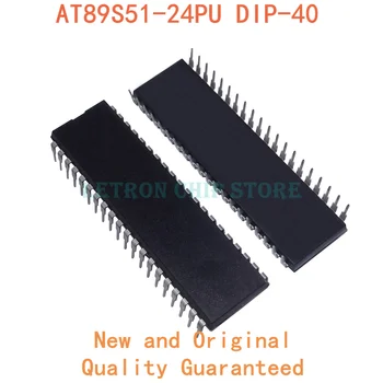 5PCS AT89S51-24PU DIP40 AT89S51 24PU DIP-40 89S51 DIP novega in izvirnega IC Chipset
