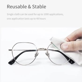 5Pcs Večkratno uporabo Anti-Fog Robčki Očala Pre-navlaženo Antifog Objektiv Krpo Defogger Eyeglass Obrišite Preprečevanje Rosenja za Očala