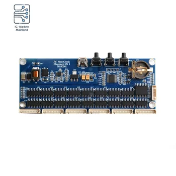 5V 1A Mirco USB Nixie Ura Sijaj Cev PCB Vezje Digitalni LED Retro Ura Modula Elektronskega DIY Komplet Cev Št.