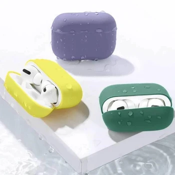 Candy Silikonski Primerih Za Airpods Pro Primeru Brezžična tehnologija Bluetooth za Apple Airpods 3 Pokrov Slušalke Primeru Za Letalski Stroki Pro Fundas