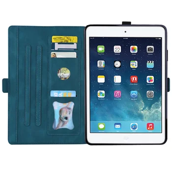 Funda Za iPad Zrak Zrak 1 2 5 6 9.7 2017 2018 Emboss Metulj Cvet Smart Cover Za iPad 8. 7. Generacije 10 2 Zraka 2019 2020