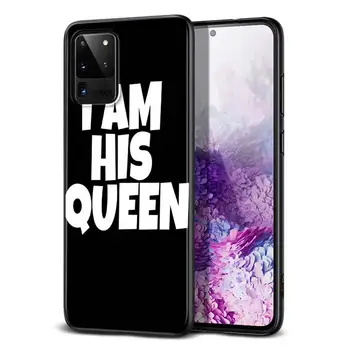Kralj Kraljica Krono za Samsung S20 FE Ultra Plus A91 A81 A71 A51 A41 A31 A21S A11 A72 A52 A42 A12 A32 A02S Primeru Telefon