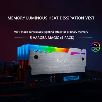 NC-3 3 Pin 5V RAM Hladilniki Heatsink Krasen Spomin Odvajanje Toplote Pad za Jonsbo Gospodinjski Računalniške Opreme