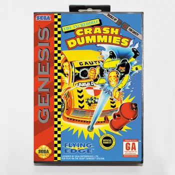 Neverjetno Crash Lutke z Trgovini na 16-bitno Polje MD Igra Kartice Za Sega Mega Drive/ Geneza