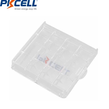 PKCELL Baterije Primeru Imetnik Škatla za Shranjevanje Plastičnih Prenosnih Polje 4 Reže Za obe AA AAA za ponovno Polnjenje / Primarne Baterije