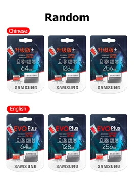 SAMSUNG EVO Micro SD 128GB 32GB 64GB 256GB 512GB U1 U3 Mikro SD Pomnilniško Kartico 32 64 128 GB Flash Kartica SD/TF kartice MicroSD za Telefon