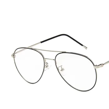 Vazrobe Prevelikih Očal Okvir Moški Ženske 148mm Letalstva Očala za Moške Dioptrije Kratkovidnost Optični Recept Zlato Moške Objektiv