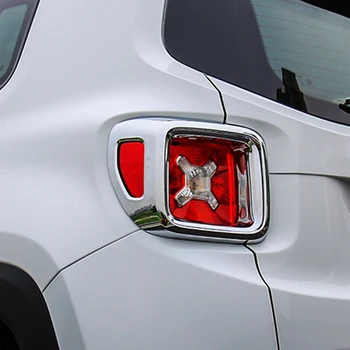 Za Jeep Renegade Pribor 2016 2017 2018 ABS Chrome Avto zadaj meglo lampshade nalepke kritje trim Avto Styling 2pcs