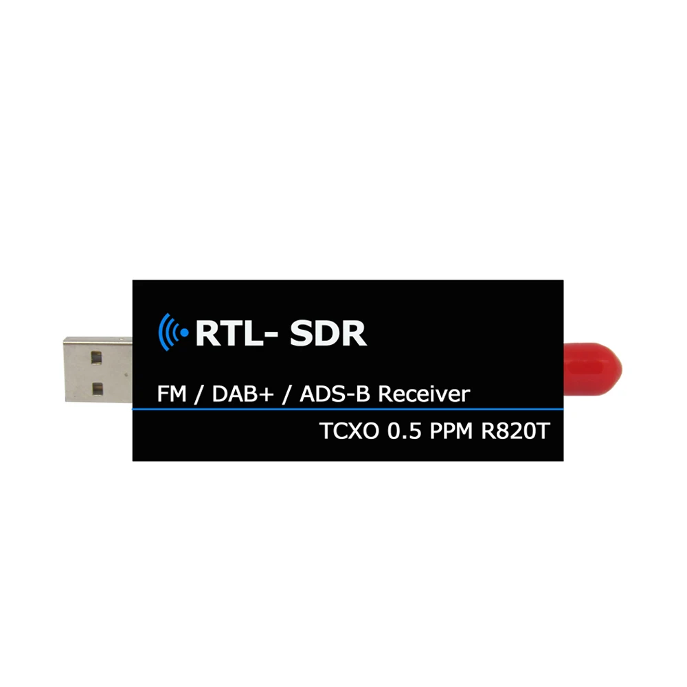 Receiver KKmoon RTL2832u RTL SDR Receiver R820t2 USB RTL-SDR Dongle with 0.5ppm TCXO SMA MJZSEE A300U 